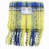 Vivienne Westwood Luxurious Scarf Featuring Fringed Edges In Multi