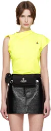 Vivienne Westwood Yellow Hebo T-shirt In E404 Neon Yellow