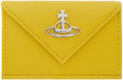 Vivienne Westwood Yellow Re-vegan Envelope Wallet