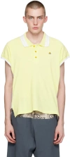 VIVIENNE WESTWOOD YELLOW STRIPED POLO