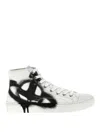 Vivienne Westwood Plimsoll Printed High-top Sneakers In White
