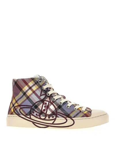 Vivienne Westwood 'top High Plimsoll' Sneakers In Multicolor