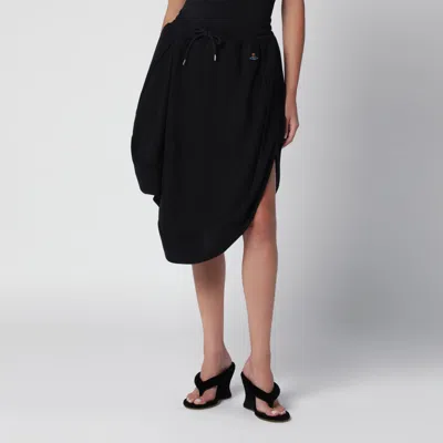 Vivienne Westwood Zingara Skirt Medium Cotton Felpa Black Xs Women