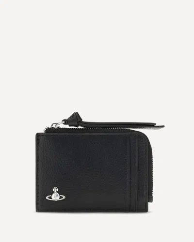 Vivienne Westwood Zip Card Holder In White