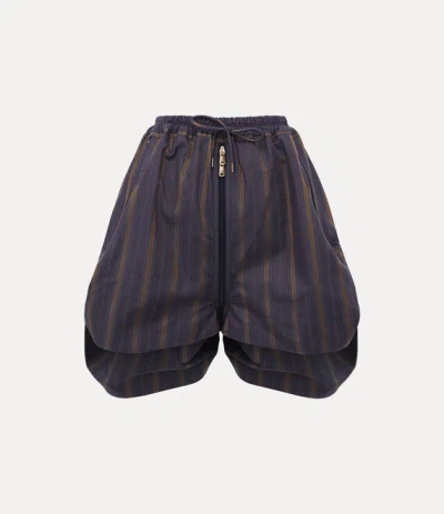 Vivienne Westwood Zip Saloon Culottes Cotton Dusk 38 Women In Purple