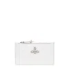 Vivienne Westwood Orb-embellished Card Holder In White