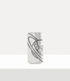 Vivienne Westwood Zippo Orb Embossed Lighter Silver Brass Zippo Orb Emb Unisex In Silver