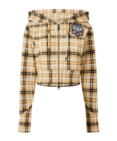 Vivienne Westwood Zip-up Hooded Jacket In Multi