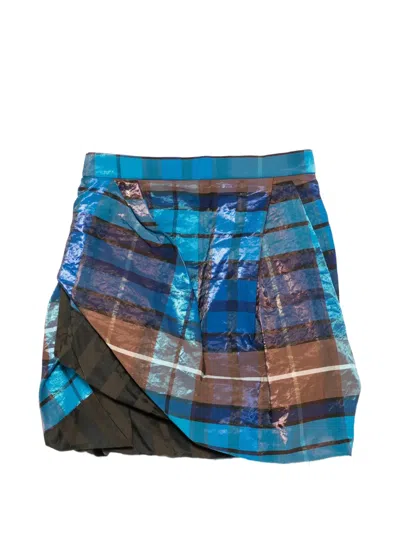 Vivienne Westwood Zora Plaid-pattern Mini Skirt In Multi