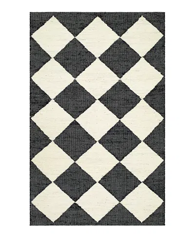 Vivir X Livabliss Antho Vvat-2300 Area Rug, 5' X 7'6 In Brown/black