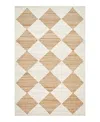 Vivir X Livabliss Antho Vvat-2300 Area Rug, 8' X 10' In Brown/cream