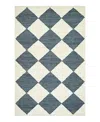 Vivir X Livabliss Antho Vvat-2300 Area Rug, 8' X 10' In Cream/black