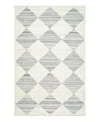 Vivir X Livabliss Antho Vvat-2303 Area Rug, 6' X 9' In Cream/gray