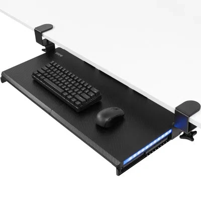 Vivo 1.5" H X 32.5" W Desk Keyboard Tray/drawer In Black