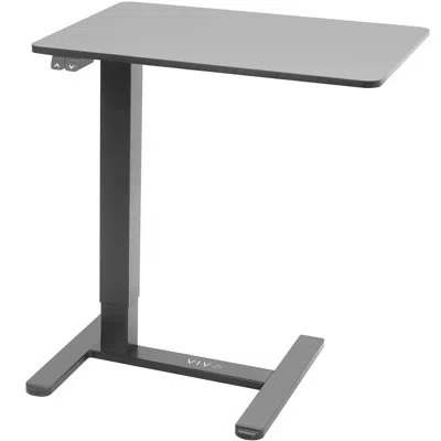 Vivo 26.2'' H X 27.6'' W Laptop/computer Cart Or Stand In Black