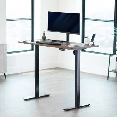 Vivo 55 X 28 Inch Universal Table Top For Sit To Stand Desk Frames In Vintage Brown