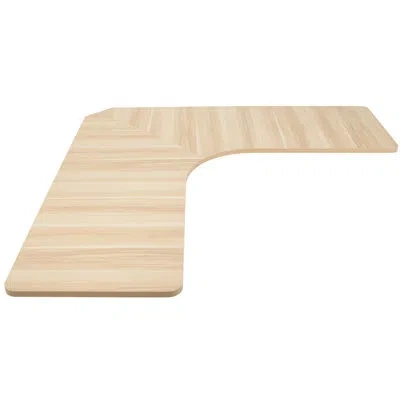 Vivo 71" X 71" Desk Table Top (desk-top2cb Series) In Light Wood