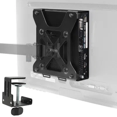 Vivo Behind Monitor Vesa Mount Designed For Dell Optiplex Micro Cpu (mount-dlmm1) In Black