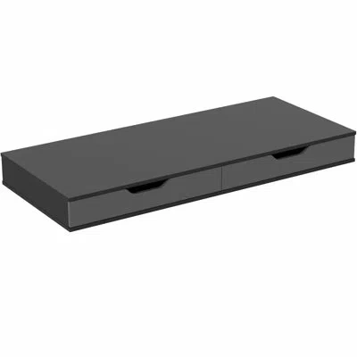 Vivo Black 55 X 24 Inch Universal Table Top For Sit To Stand Desk Frames (desk-top55b-h)