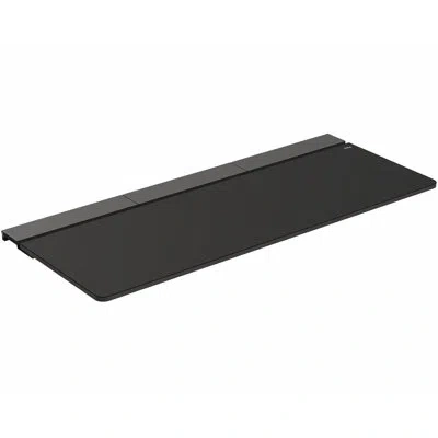Vivo Black 71" X 30" Concealed Cable Table Top W/ Pad For Standing Desk Frame