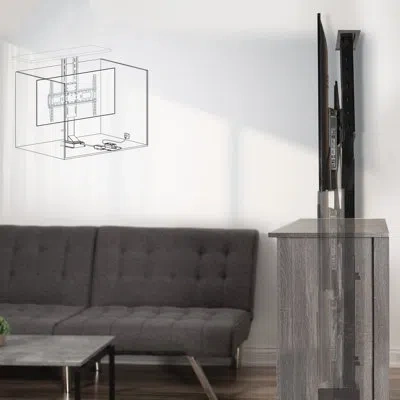 Vivo Black Cabinet System Holds Up To 132 Lbs