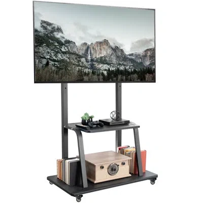 Vivo Black Floor Stand Mount Holds Up To 330 Lbs