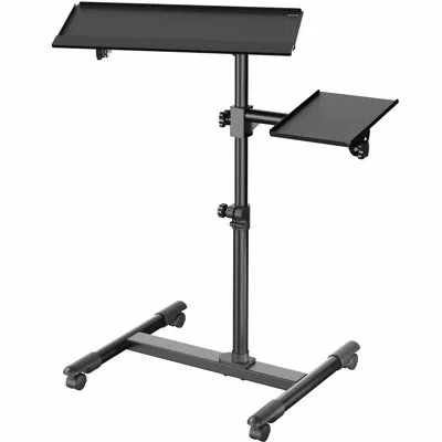 Vivo Black Freestanding Keyboard Tray Cart (cart-kb1a)