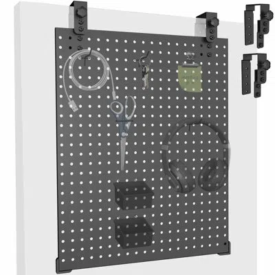 Vivo Black Hanging Pegboard
