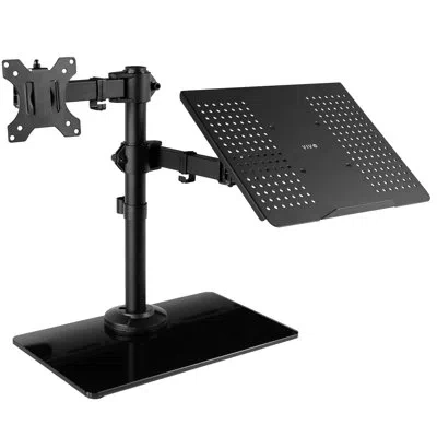Vivo Black Multi Screen Desktop Mount Holds Up To 15.4 Lbs