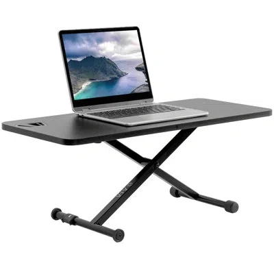 Vivo Black Single Top Desk Riser