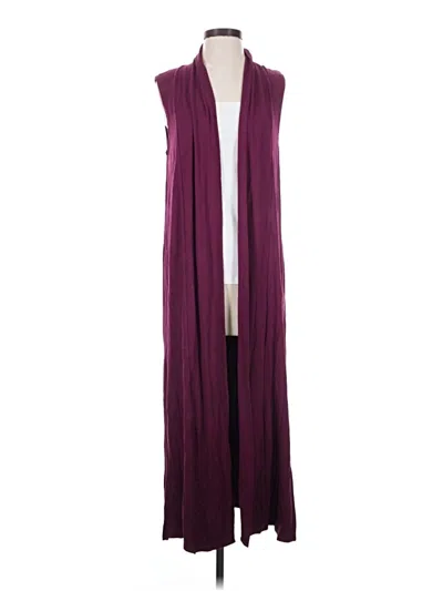 Pre-owned Vivo Cardigan Sweater In Purple