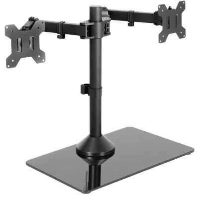 Vivo Dual Monitor Desk Stand In Black