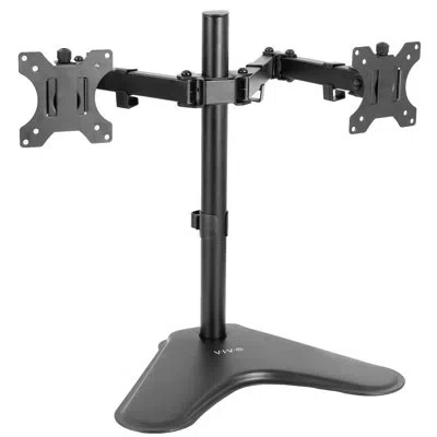 Vivo Dual Monitor Desk Stand In Black