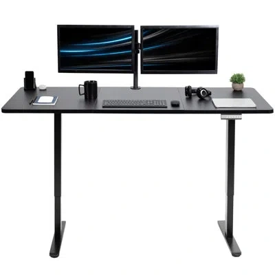 Vivo Electric Dual Motor 71” X 30” Standing Desk, E2b7b Series In Black