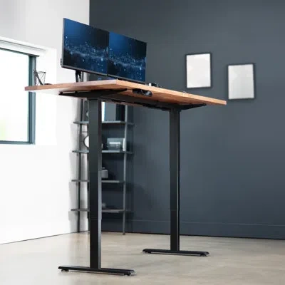 Vivo Electric Dual Motor Desk Frame In Black