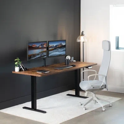 Vivo Electric Dual Motor Desk Frame In Black