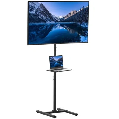 Vivo Extra Tall Tv Floor Stand For 13" To 50" Screens, Stand-tv17-s In Black