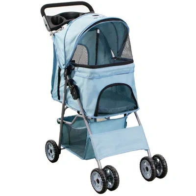 Vivo Folding Standard Stroller In Blue