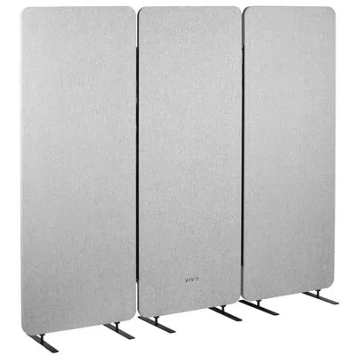 Vivo Freestanding Room Dividers (pp-3-t072g Series) In Gray
