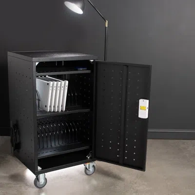 Vivo Laptop Storage Cart In Black