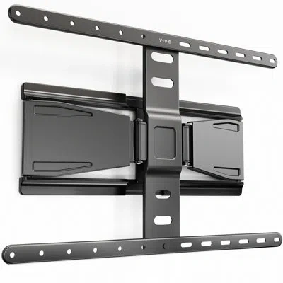 Vivo Low Profile Telescoping Tv Wall Mount For Up To 90" Screens In Black