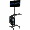 Vivo Mobile Computer Workstation In Black