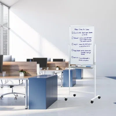 Vivo Mobile Dry Erase Double Sided Whiteboard (cart-wb24a Series)