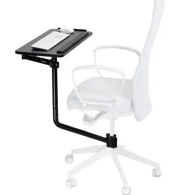 Vivo Office Chair Mounted 26 X 12 Inch Full Motion Keyboard And Mouse Tray (mount-kb08c) In Black
