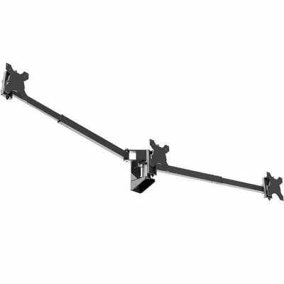 Vivo Premium Telescoping Triple Monitor Wall Mount For 3 Screens Up To 22 Lbs In Black