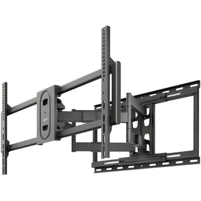 Vivo Pro Swivel Tv Wall Mount, Lateral Shift, Screens 43”-95”, 176 Lbs Capacity In Black