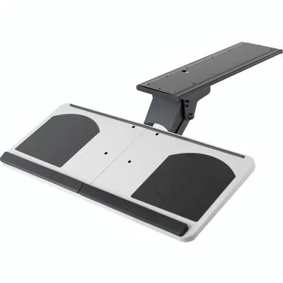 Vivo Silver Under Desk Keyboard Tray In Black