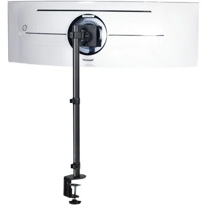 Vivo Single Ultrawide Monitor Tall Desk Mount, Fits Computer Screens Up To 49" In Black