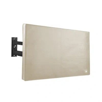 Vivo Tan Screen Cover For 40" To 43" Tv, Outdoor Waterproof Weather Resistant In Neutral