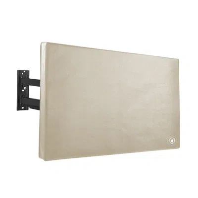 Vivo Tan Screen Cover For 55" To 58" Tv, Outdoor Waterproof Weather Resistant In Neutral